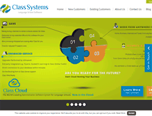Tablet Screenshot of class-systems.com